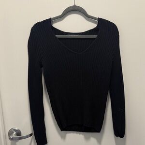 Brandy Melville Blue Ribbed Knit Sweater